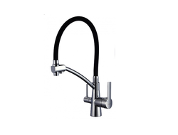 S-L1805L-01 Смеситель для кухонной мойки под фильтр питьевой воды, сатин (матовый) SAVOL *