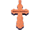 Крест Православный, дерево-серебро, 27