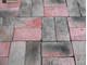 Тротуарная брусчатка Kamastone Мюнхен 11096 серый с красным, микс, бетон