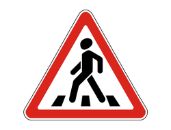 Знак дорожный 1.22 Пешеходный переход