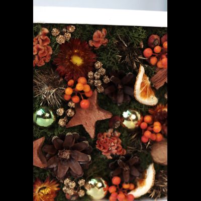 Новогодняя эко-картина № 1175