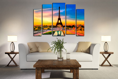 Модульная картина "Символ Парижа"