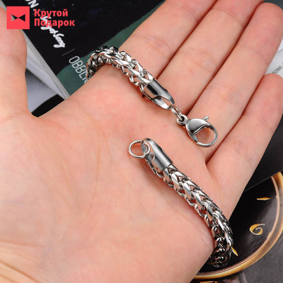 Мужской браслет-цепь