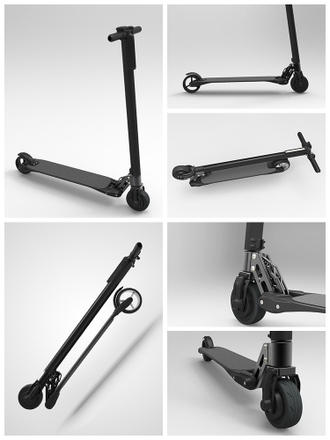 Электросамокат NextDrive Carbon Черный