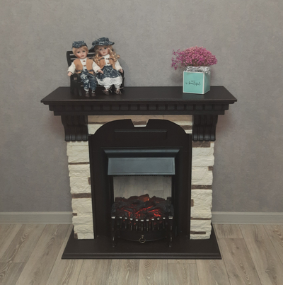 камин электрический Дублин BL M1 с очагом Fobos