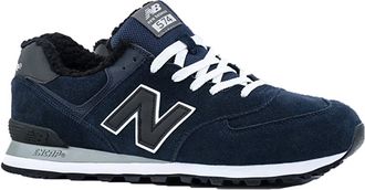 New Balance 574 Dark Blue Big Size С Мехом