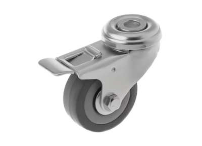 SChgb 25 - Аппаратное колесо 50 мм (под болт, поворотн., тормоз, подш. скольж.), 1000081