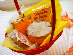 Корзиночка на День Учителя с КРЕМ-МЕДОМ