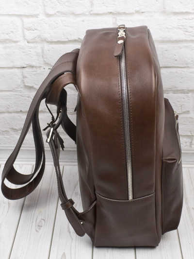 Женский кожаный рюкзак Albiate Premium brown (арт. 
3103-53)