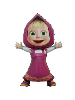 Шар фольгированный с гелием "Маша"