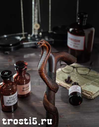 Трость "Королевская кобра"