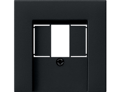 0276005 Gira, накладка USB розеток, матовый черный