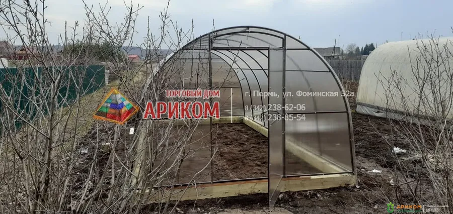 Теплицы и сотовый поликарбонат в Перми от Ариком
