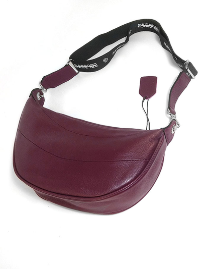 (АРТИКУЛ: 10063/1) СУМКА ЖЕНСКАЯ, НЕБОЛЬШАЯ, НАТУРАЛЬНАЯ КОЖА, БОРДОВАЯ, С ПЛЕЧЕВЫМ РЕМНЕМ
