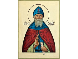Серафим Вырицкий, Святой преподобный. Рукописная икона.