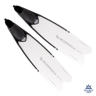 Ласты длинные 45/46 разборные Scorpena F1 Apnea чёрн.