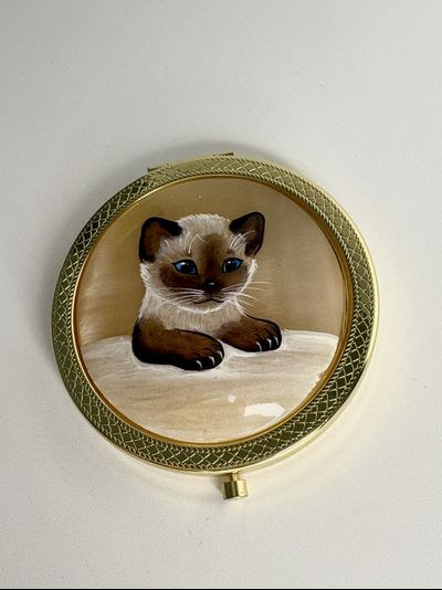 Зеркальце карманное с камнем селенит, разные изображения