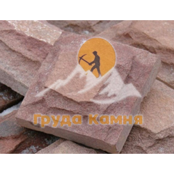 Плитка из камня красная со сколом