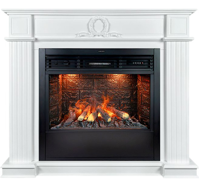 Электрокамин Modena WT с очагом Design B800RF 3D