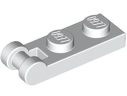 Plate, Modified 1 x 2 with Bar Handle on End, White (60478 / 4515364)