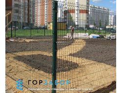 Спортивное 3Д ограждение купить с установкой под ключ в Москве