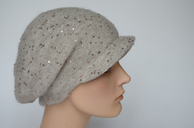 Женская вязаная кепка Италия Визио