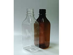 Флакон ПЭТ 250мл/28мм плоский, арт.1215