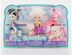 Enchantimals Набор из трех кукол Волшебные балерины 15 см FRH55