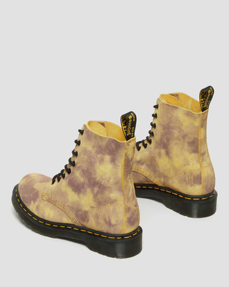 Dr Martens Pascal Tie Dye желтые