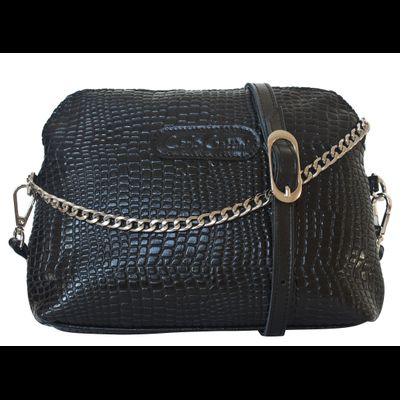 Кожаная женская сумка Asolo black (арт. 8010-01)