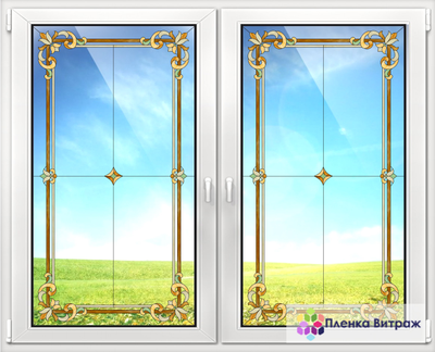 Витражная пленка  KL №10