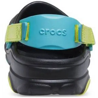 CROCS CLASSIC ALL TERRAIN CLOG ЧЕРНЫЕ С ГОЛУБЫМ