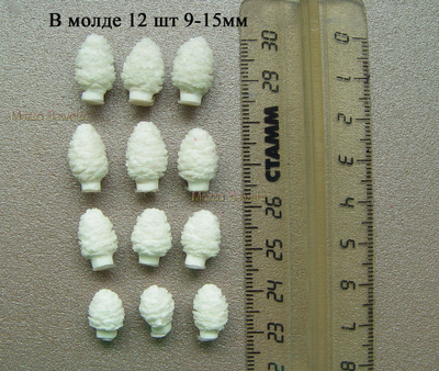 "Шишечки ольхи" силиконовый молд