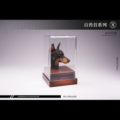 Голова (скульпт) с кистями - доберман 1/6 Dobermann Head Figuer (MS2102D) - Mostoys