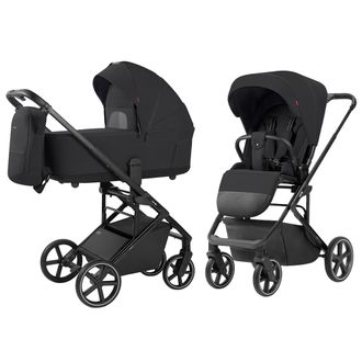 Коляска 2в1 Carrello Alfa 2025 Rock Black