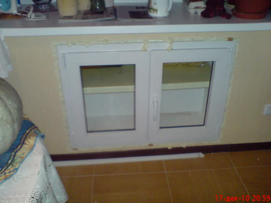 установка "хрущевского" холодильника, Ижевск, площадь 50 лет Октября