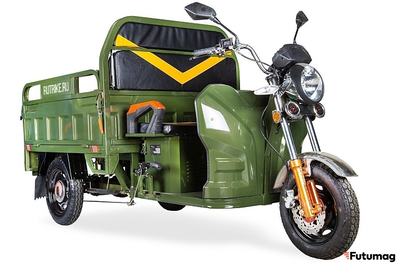 Грузовой электротрицикл Rutrike Дукат 1300 60V1000W зеленый