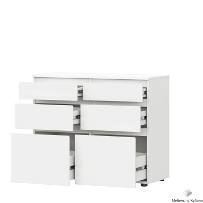 Одри Комод с ящиками Белый