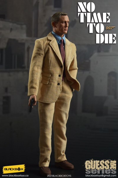 Джеймс Бонд (Дэниел Крейг, "Не время умирать") - КОЛЛЕКЦИОННАЯ ФИГУРКА 1/6 GUESS ME SERIES “ NO TIME TO DIE” (BBT9025) - BLACKBOXTOYS