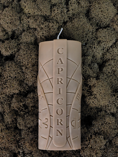 Свеча зодиакальная "Козерог" стихия земля