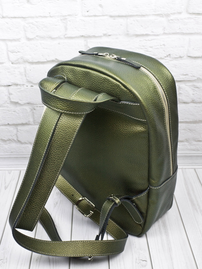 Женский кожаный рюкзак Albiate Premium gold kiwi (арт. 
3103-59)