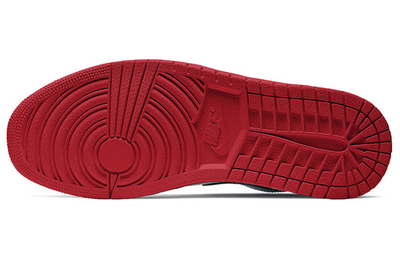 мужские кроссовки Nike Air Jordan 1 Low 'White University Red' 553558-118 подошва