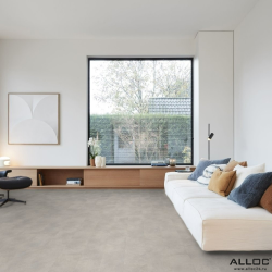 Декор ламината Alloc Original Stone Доломит 4578 в интерьере комнаты