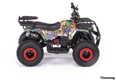 Детский квадроцикл MOTAX GRIZLIK MINI PS граффити