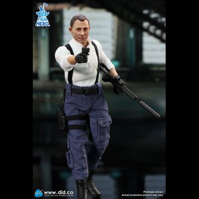 Джеймс Бонд (Дэниэл Крейг) - Коллекционная ФИГУРКА 1/12 MI6 Agent Jack (XM80003) - DID