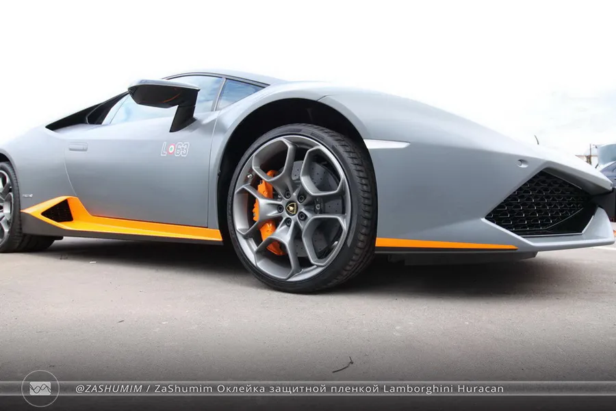 Оклейка защитной пленкой Lamborghini Huracan