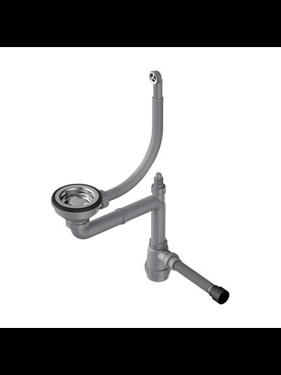 Арматура для одночашевых моек с круглым переливом WK-1-R