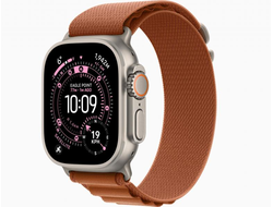 Apple Watch Ultra 3 из титана Natural - 49 мм - Alpine Loop - Terra Cotta