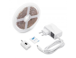 APEYRON КОМПЛЕКТ БЛОК ПИТАНИЯ+СВЕТОДИОДНАЯ ЛЕНТА+ДИММЕР ВЫКЛЮЧАТЕЛЬ ИК 12V 4.8W/M 60LED/M IP20 6400K 280LM/M 1,5M 6K 10-86