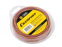 Корд триммерный CHAMPION Whisper-twist 2,4мм*15м (витой квадрат)